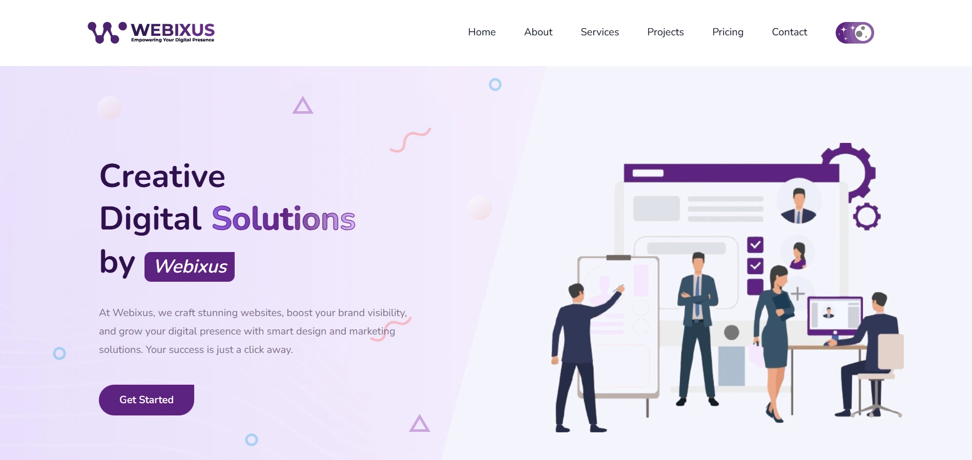 Webixus Portfolio – Custom Web Design and Development Showcase